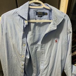 Long sleeve corduroy shirt